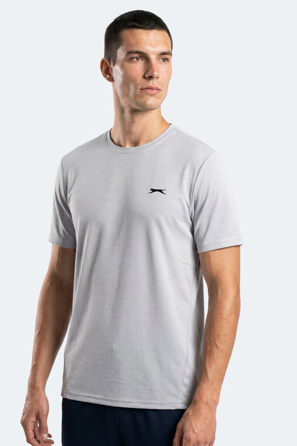 Slazenger NOONE I Erkek Gri Tişört