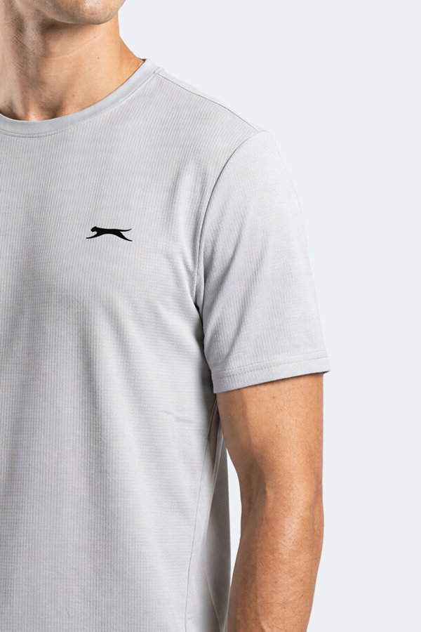Slazenger NOONE I Erkek Gri Tişört