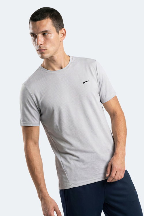Slazenger NOONE I Erkek Gri Tişört