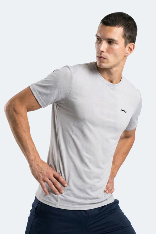 Slazenger NOONE I Erkek Gri Tişört