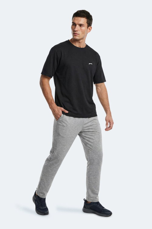 Slazenger NOONE I Erkek Siyah Tişört