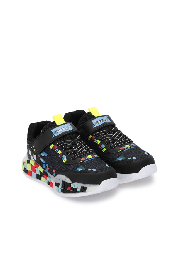 Slazenger NORTON Erkek Çocuk Siyah Günlük Spor Ayakkabısı