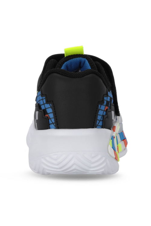 Slazenger NORTON Erkek Çocuk Siyah / Saks Mavi Günlük Spor Ayakkabısı