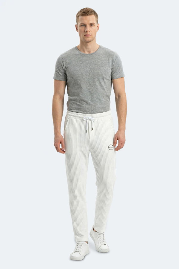 Slazenger NORWOOD Erkek Beyaz Pantolon