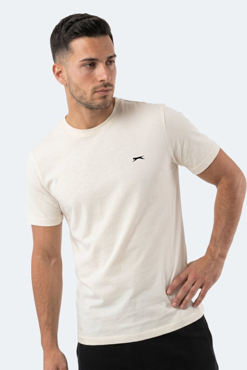 Slazenger NOTRON I Erkek Ekru Tişört