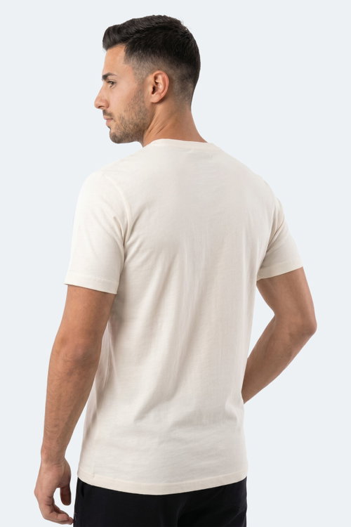 Slazenger NOTRON I Erkek Ekru Tişört