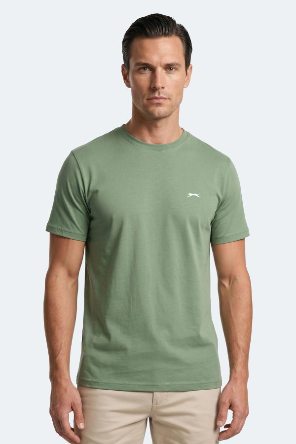 Slazenger NOTRON I Erkek Nefti Yeşil Tişört