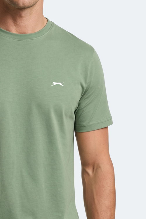 Slazenger NOTRON I Erkek Nefti Yeşil Tişört