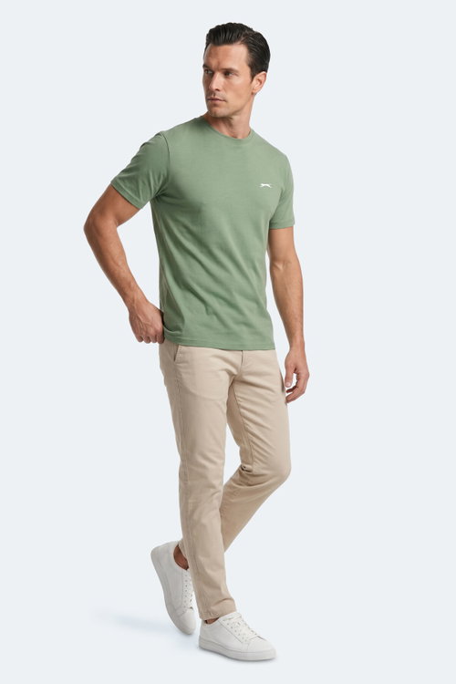 Slazenger NOTRON I Erkek Nefti Yeşil Tişört