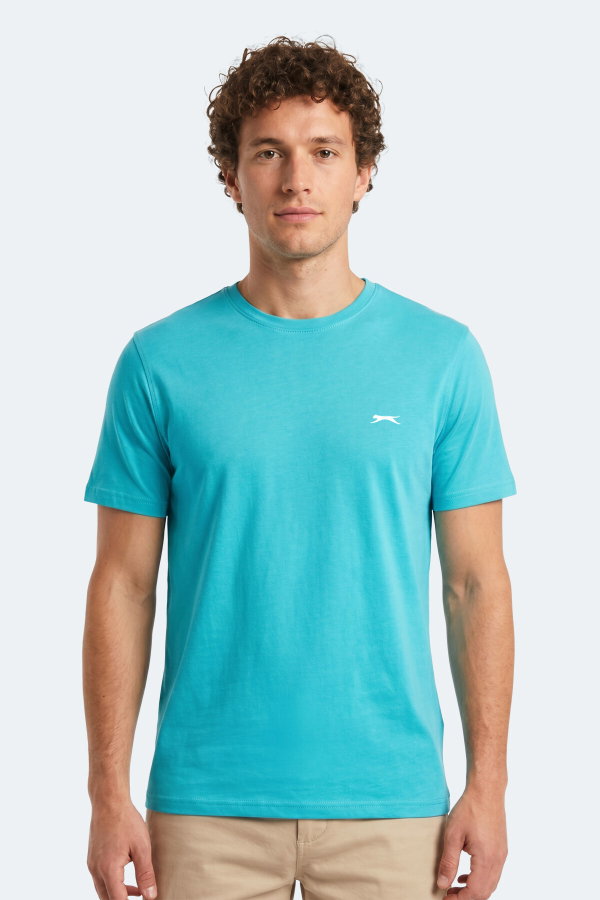 Slazenger NOTRON I Erkek Turkuaz Tişört