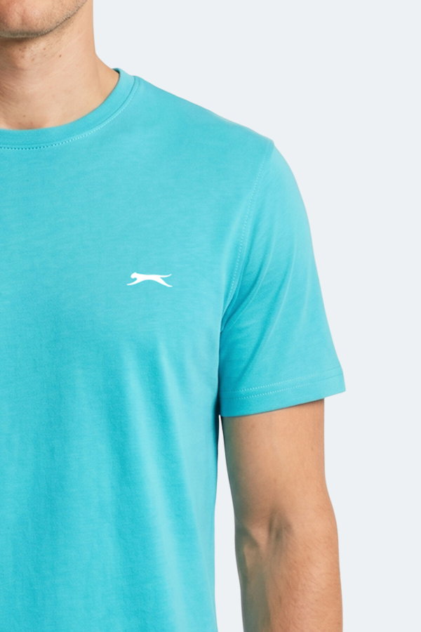 Slazenger NOTRON I Erkek Turkuaz Tişört