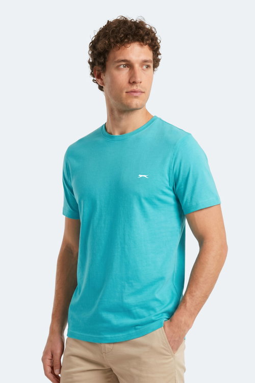 Slazenger NOTRON I Erkek Turkuaz Tişört
