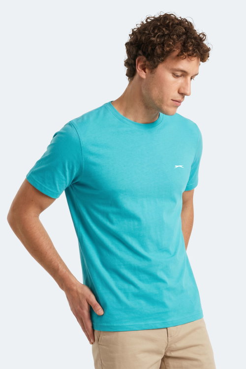 Slazenger NOTRON I Erkek Turkuaz Tişört