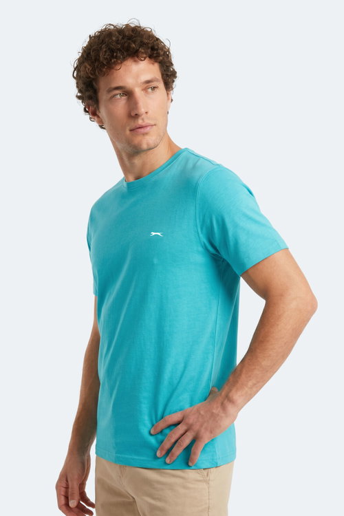 Slazenger NOTRON I Erkek Turkuaz Tişört