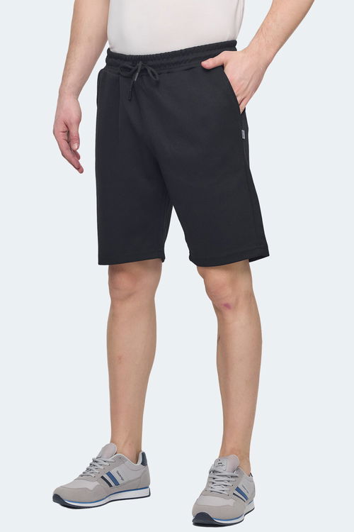 Slazenger NUKE 2li Set Erkek Şort Siyah - Koyu Gri
