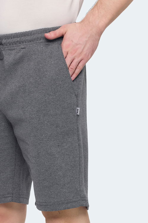 Slazenger NUKE 2li Set Erkek Şort Siyah - Koyu Gri