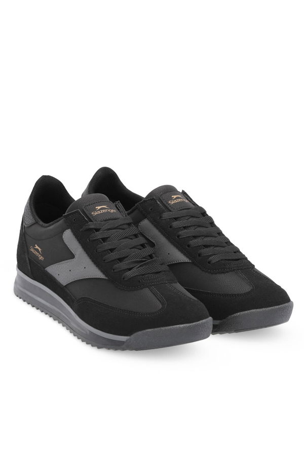 Slazenger OASIS I Erkek Günlük Ayakkabı Siyah / Koyu Gri