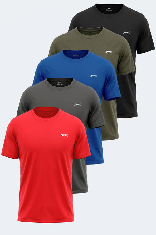 Slazenger ODALIS 5 Lİ SET Erkek Tişört