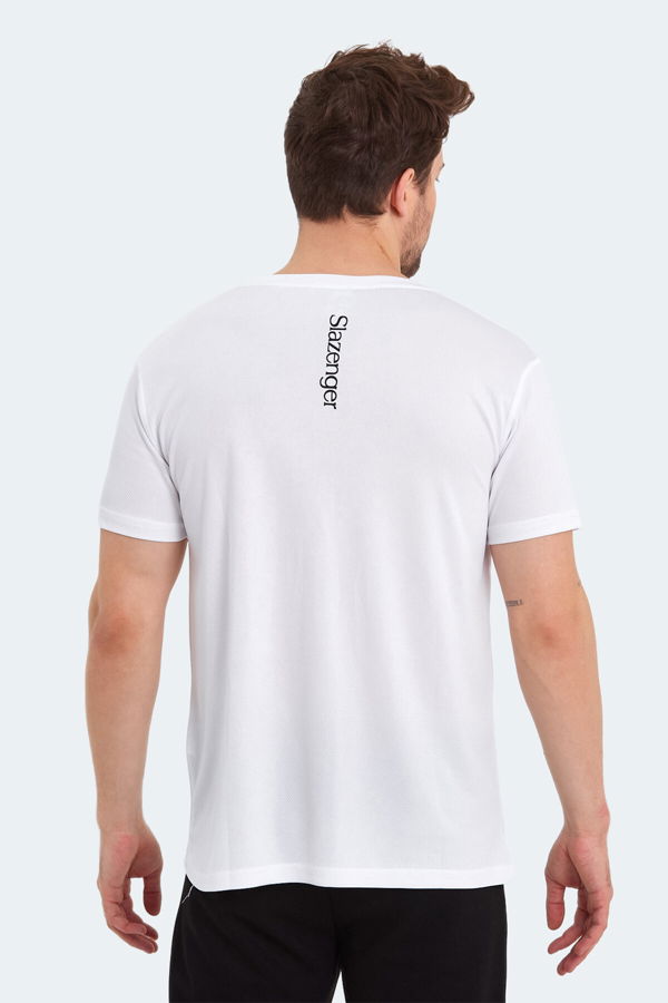 Slazenger ODALIS I Erkek Kısa Kol T-Shirt Beyaz