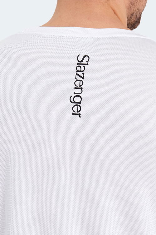 Slazenger ODALIS I Erkek Kısa Kol T-Shirt Beyaz