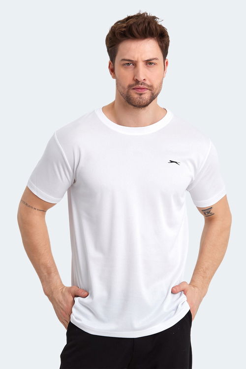 Slazenger ODALIS I Erkek Kısa Kol T-Shirt Beyaz