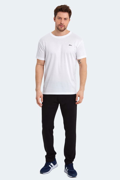 Slazenger ODALIS I Erkek Kısa Kol T-Shirt Beyaz