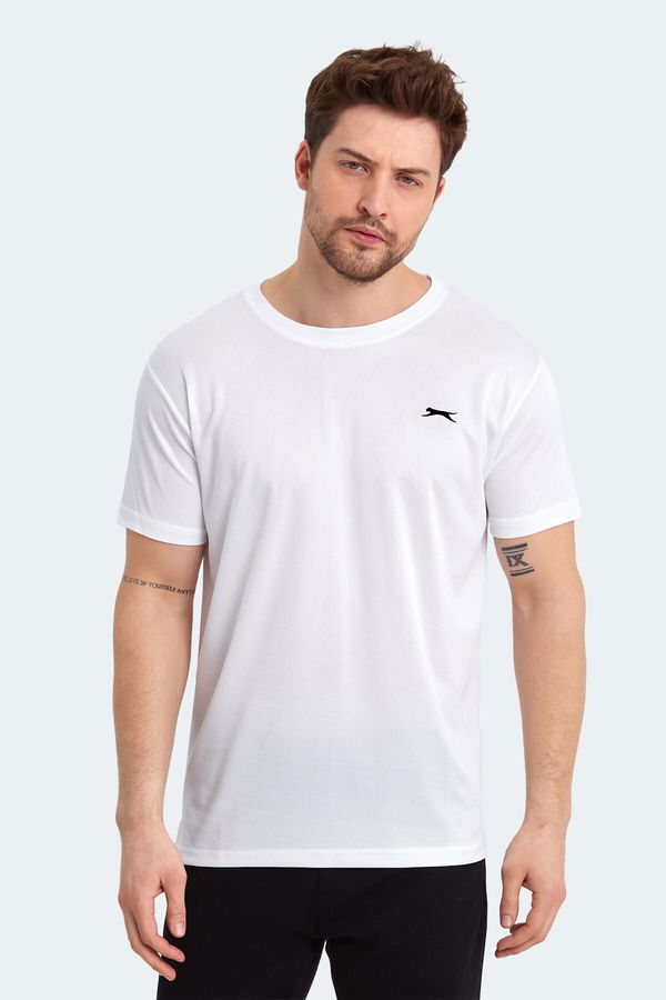 Slazenger ODALIS I Erkek Kısa Kol T-Shirt Beyaz