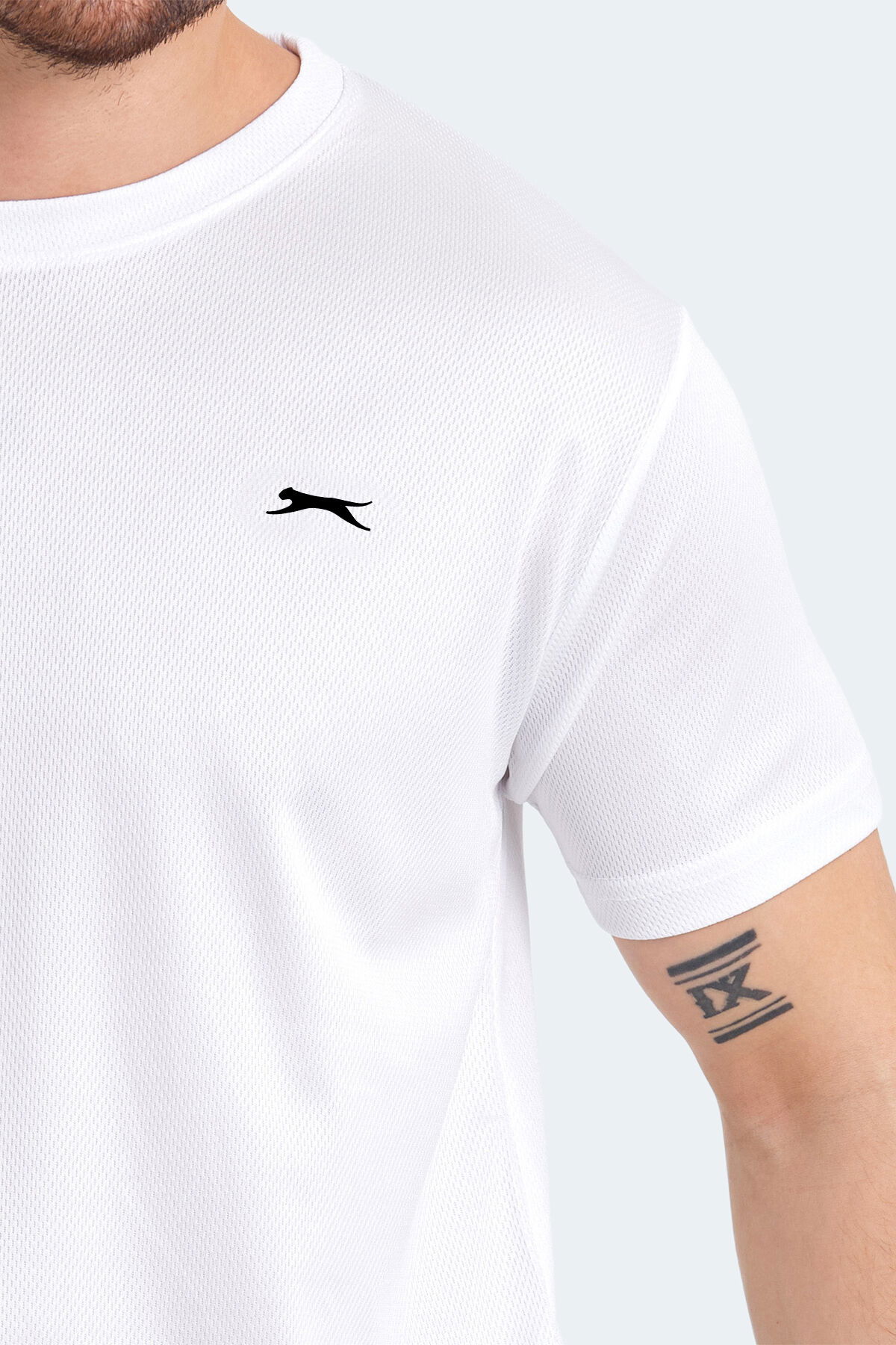 Slazenger ODALIS I Erkek Beyaz Tişört - Thumbnail