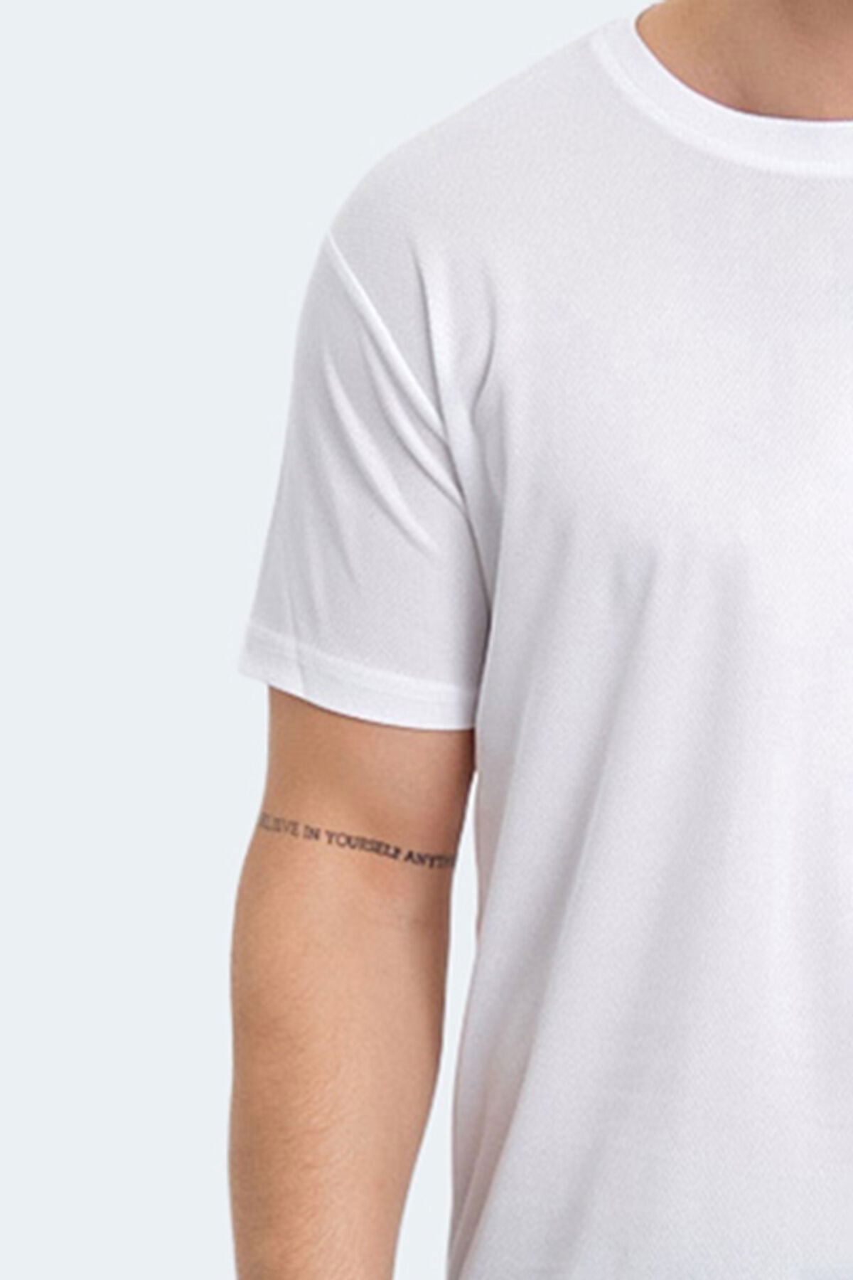 Slazenger ODALIS I Erkek Beyaz Tişört - Thumbnail