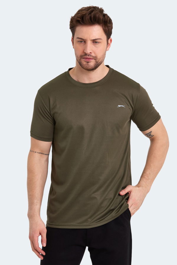 Slazenger ODALIS I Erkek Kısa Kol T-Shirt Haki