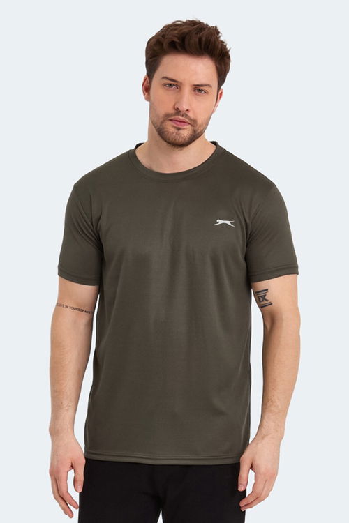 Slazenger ODALIS I Erkek Kısa Kol T-Shirt Haki