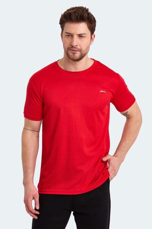 Slazenger ODALIS I Erkek Kısa Kol T-Shirt Kırmızı