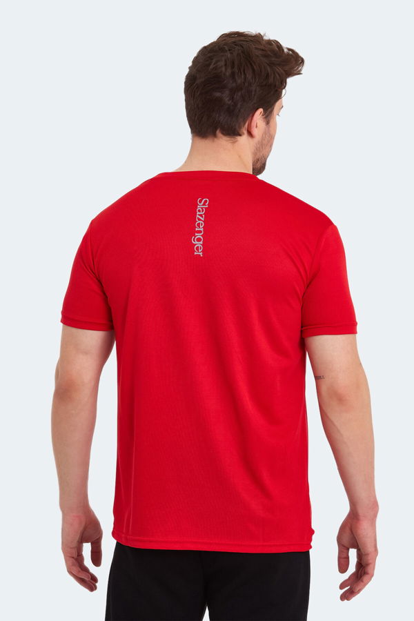 Slazenger ODALIS I Erkek Kısa Kol T-Shirt Kırmızı