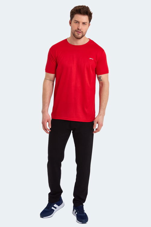 Slazenger ODALIS I Erkek Kısa Kol T-Shirt Kırmızı