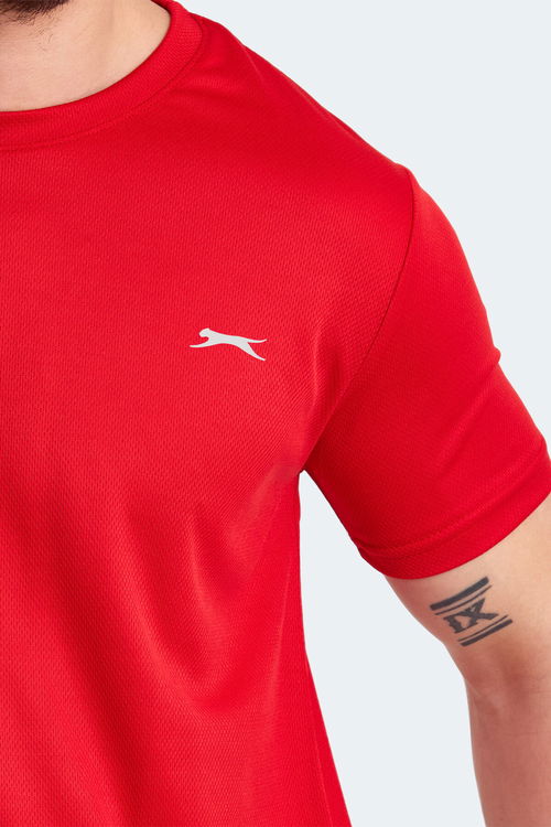 Slazenger ODALIS I Erkek Kısa Kol T-Shirt Kırmızı