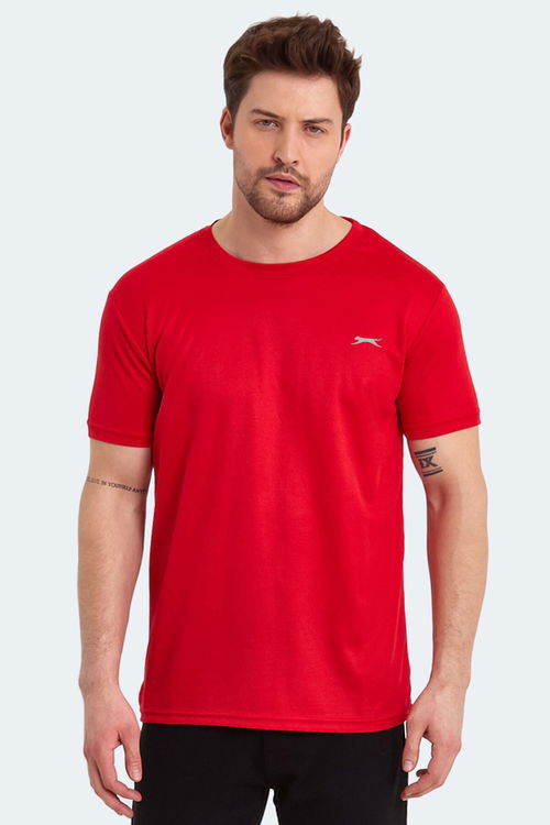 Slazenger ODALIS I Erkek Kısa Kol T-Shirt Kırmızı