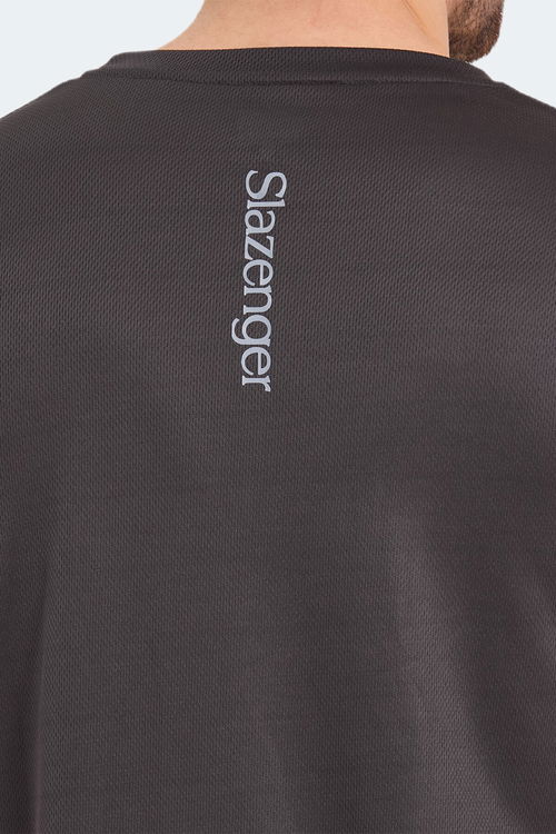 Slazenger ODALIS I Erkek Kısa Kol T-Shirt Koyu Gri