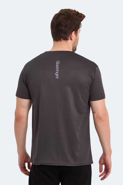 Slazenger ODALIS I Erkek Kısa Kol T-Shirt Koyu Gri