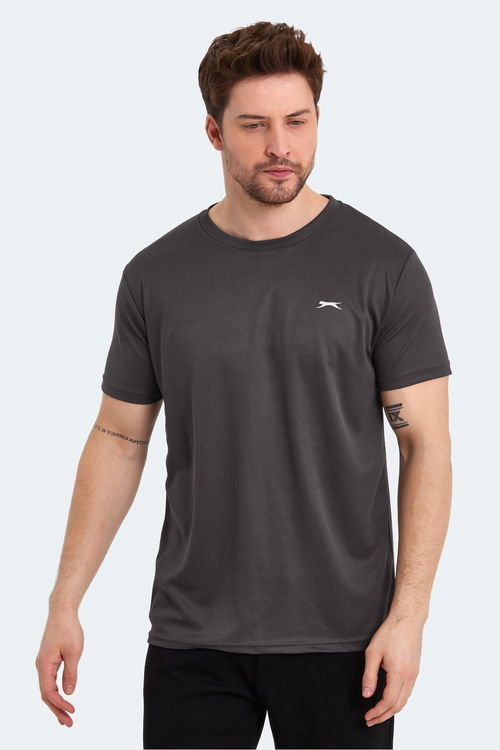 Slazenger ODALIS I Erkek Kısa Kol T-Shirt Koyu Gri