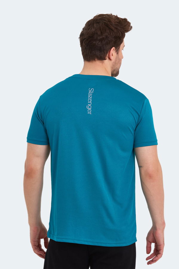 Slazenger ODALIS I Erkek Kısa Kol T-Shirt Mavi