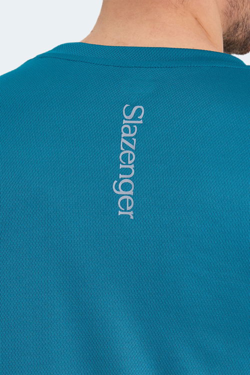 Slazenger ODALIS I Erkek Kısa Kol T-Shirt Mavi