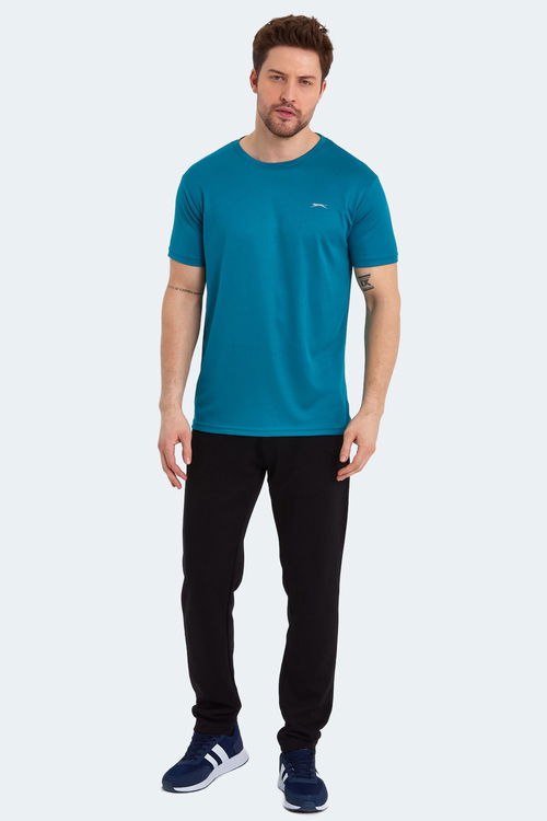 Slazenger ODALIS I Erkek Kısa Kol T-Shirt Mavi