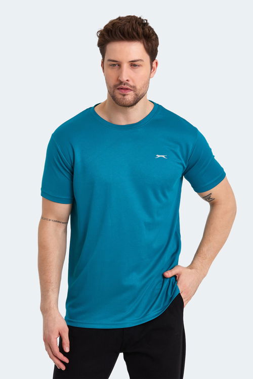 Slazenger ODALIS I Erkek Kısa Kol T-Shirt Mavi