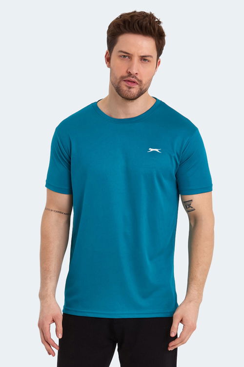 Slazenger ODALIS I Erkek Kısa Kol T-Shirt Mavi