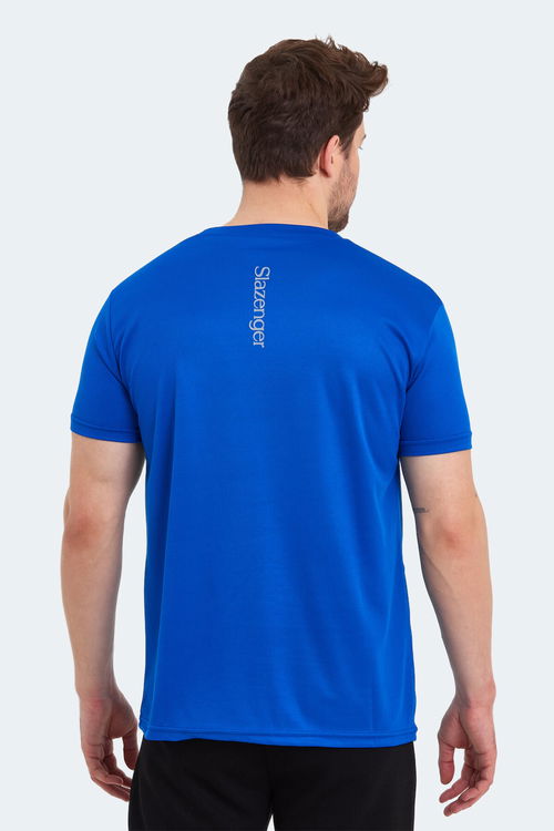 Slazenger ODALIS I Erkek Kısa Kol T-Shirt Saks Mavi