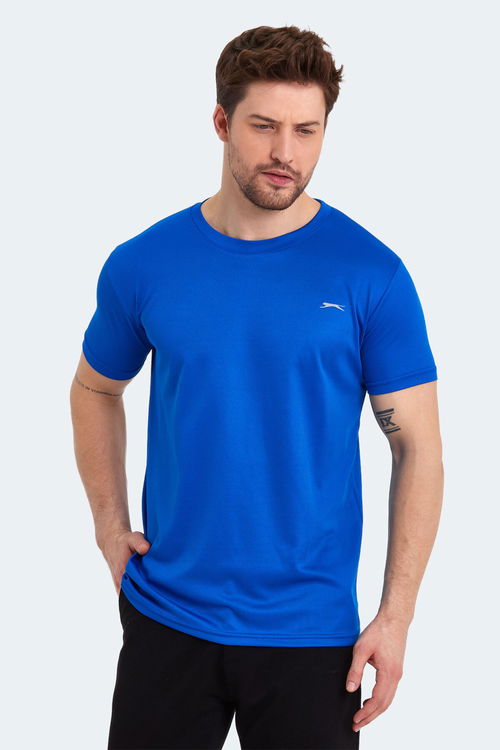 Slazenger ODALIS I Erkek Kısa Kol T-Shirt Saks Mavi