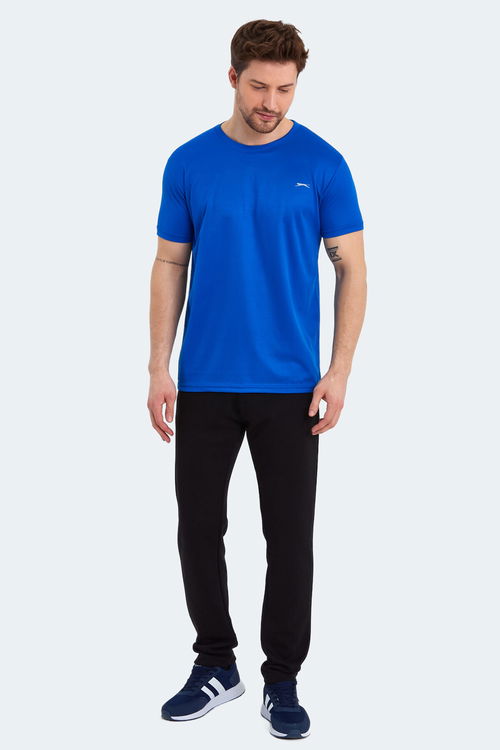 Slazenger ODALIS I Erkek Kısa Kol T-Shirt Saks Mavi