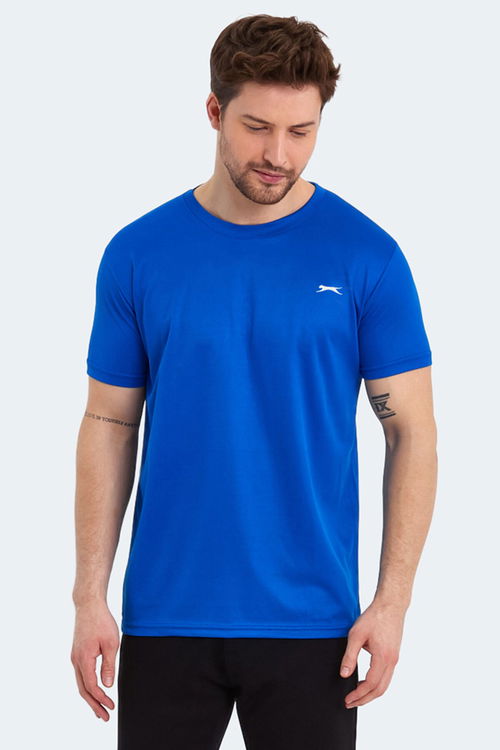 Slazenger ODALIS I Erkek Saks Mavi Tişört