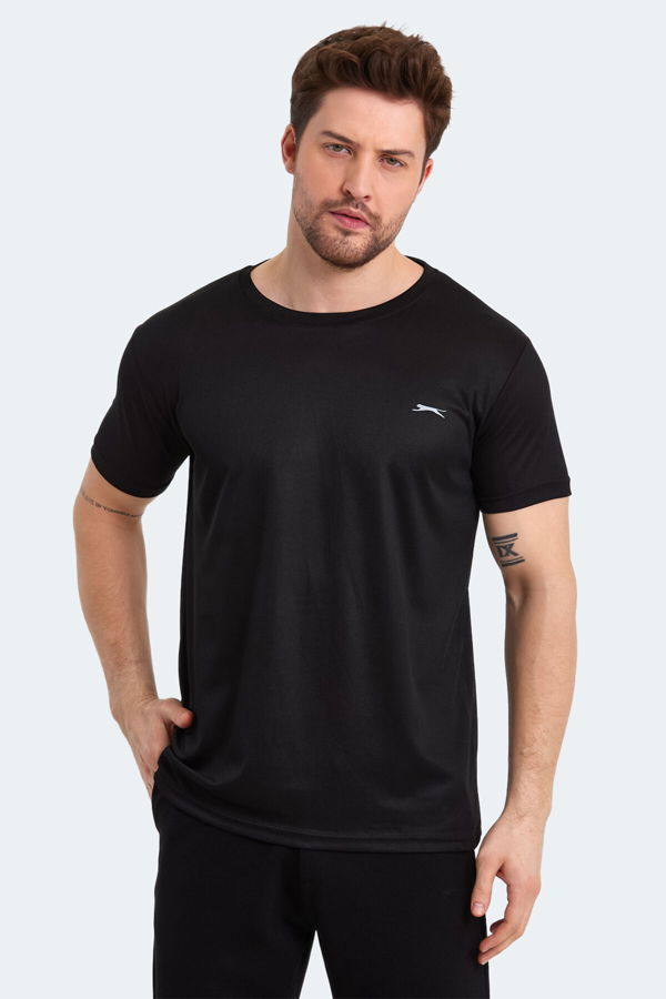Slazenger ODALIS I Erkek Kısa Kol T-Shirt Siyah