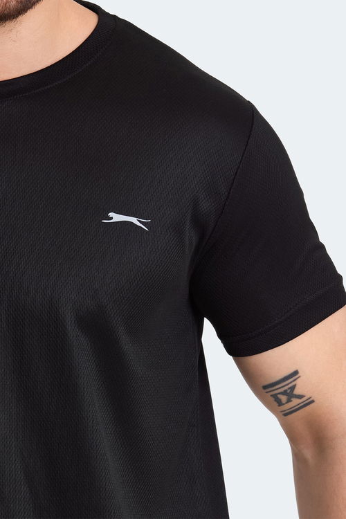 Slazenger ODALIS I Erkek Kısa Kol T-Shirt Siyah